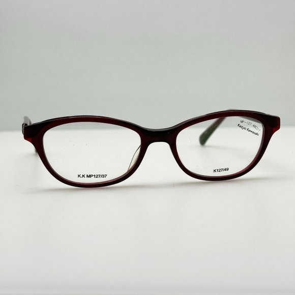 Kazuo Kawasaki Eyeglasses Eye Glasses Frames MP 127 Titan 49-17-135 Japan main image 6